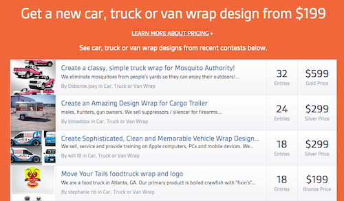 99designs food trucks